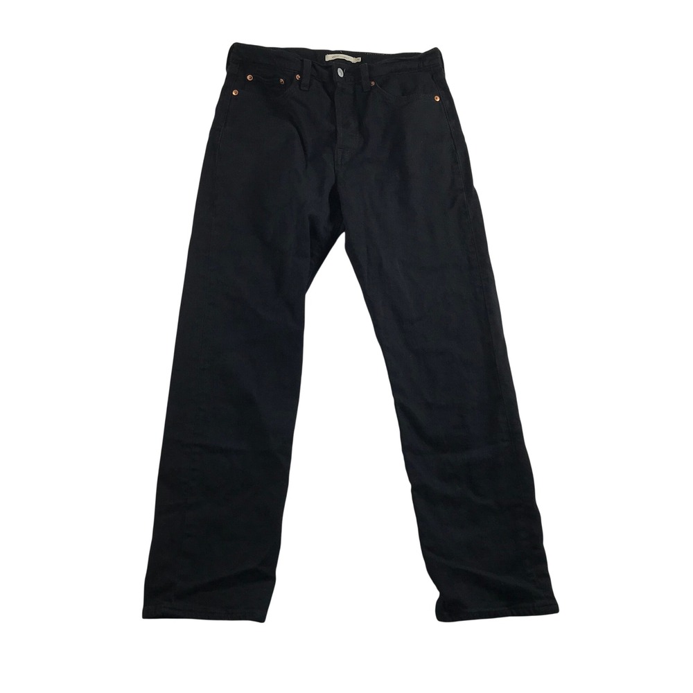 Levis Wedgie Straight Jeans Black High Rise Stretch Denim 34964-0023 W28 L28